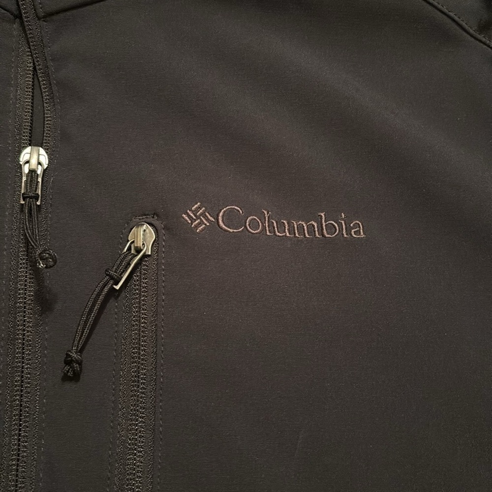 Columbia Men's Black  fleece lined Jacket, size medium - Picture 10 of 11